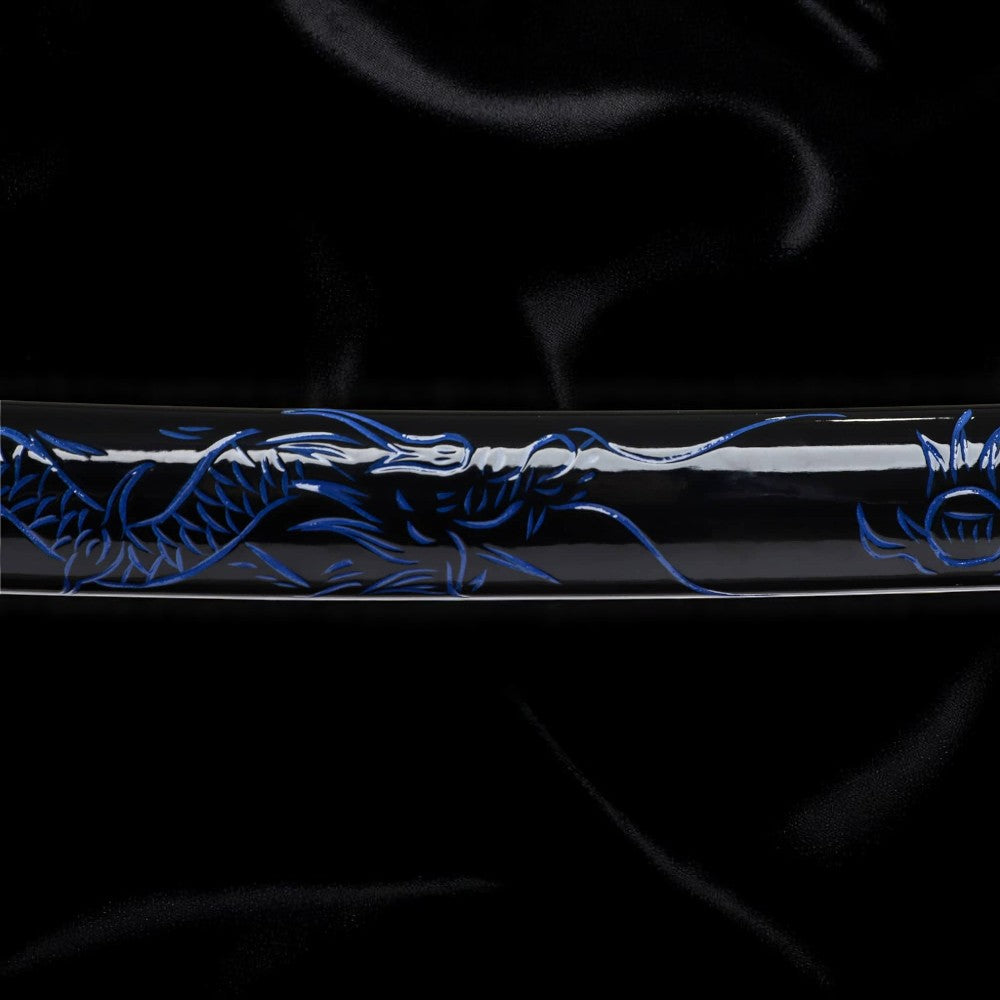 Azure Dragon Sword - T10 Steel Mythical Hamon – Kensei Forge